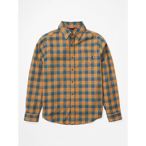 Marmot Bodega Clothes - Mens Shirts Yellow CA1925763 Canada